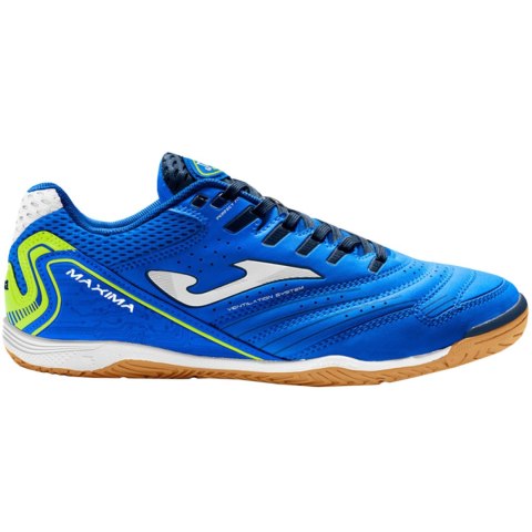 Buty piłkarskie Joma Maxima 2304 Indoor niebiesko-zielone fluor MAXS2304IN