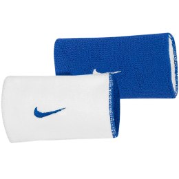 Frotki na nadgarstek Nike Doublewide Home & Away 2PK biała,niebieska NNNB0452OS