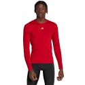 Koszulka męska adidas Techfit Aeroready Long Sleeve Tee czerwona HP0639