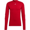 Koszulka męska adidas Techfit COLD.RDY Long Sleeve czerwona HP0572