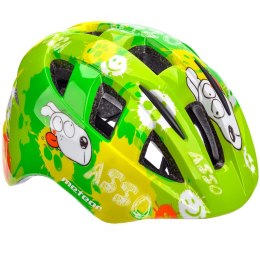 Kask Meteor PNY11 rozm. M 48-53 cm Dogs zielony 25229