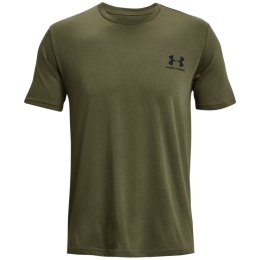 Koszulka męska Under Armour Sportstyle Left Chest SS khaki 1326799 390