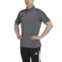 Koszulka męska adidas Tiro 23 Competition Polo szara HU1344