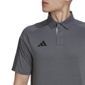 Koszulka męska adidas Tiro 23 Competition Polo szara HU1344