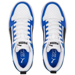 Buty dla dzieci Puma Rebound Layup Lo SL biało-niebieskie 370490 19