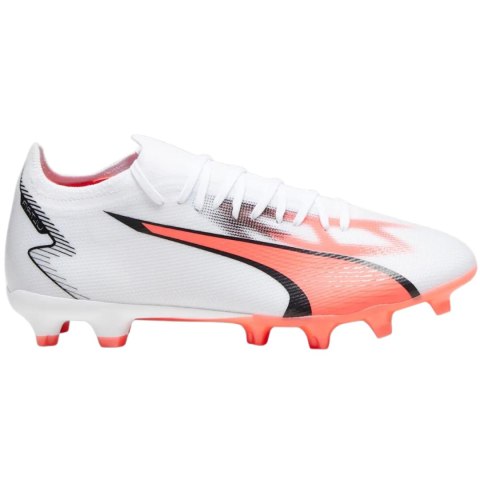 Buty piłkarskie Puma Ultra Match FG/AG białe 107347 01