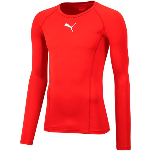 Koszulka męska Puma Liga Baselayer Tee LS czerwona 655920 01