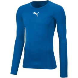 Koszulka męska Puma Liga Baselayer Tee LS niebieska 655920 02