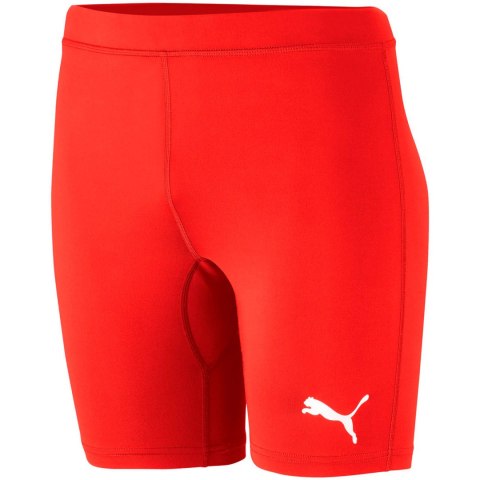 Spodenki męskie Puma Liga Baselayer Short Tight czerwone 655924 01