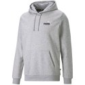 Bluza męska Puma ESS+ 2 Col Small Logo Hoodie FL szara 674471 04