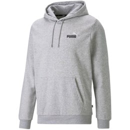 Bluza męska Puma ESS+ 2 Col Small Logo Hoodie FL szara 674471 04