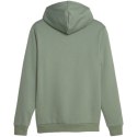 Bluza męska Puma ESS+ 2 Col Small Logo Hoodie FL zielona 674471 44