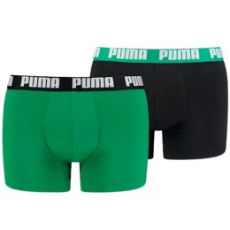 Bokserki męskie Puma Basic Boxer 2P zielone, czarne 906823 34