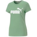 Koszulka damska Puma ESS Logo Tee zielona 586775 48