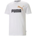 Koszulka męska Puma ESS+ 2 Col Logo Tee biała 586759 53