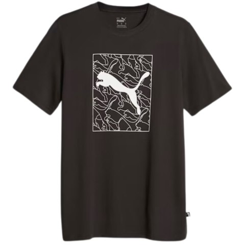 Koszulka męska Puma Graphics Cat Tee czarna 677184 01