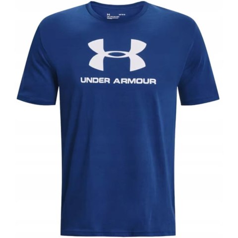 Koszulka męska Under Armour Sportstyle Logo SS niebieska 1329590 471