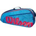 Torba tenisowa Wilson Junior 3PK niebiesko-czerwona WR8023902001