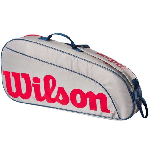 Torba tenisowa Wilson Junior 3PK szaro-czerwona WR8023901001