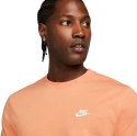 Koszulka męska Nike Club Tee morelowa AR4997 872