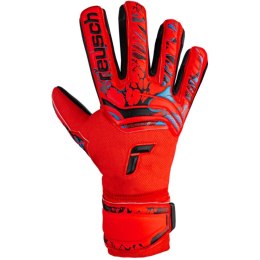 Rękawice bramkarskie Reusch Attrakt Grip Evolution Finger Support czerwone 5370820 3333