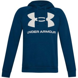 Bluza męska Under Armour Rival Fleece Big Logo Hd ciemny niebieski 1357093 581