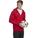 Bluza męska adidas Core 18 FZ Hoody czerwona FT8071