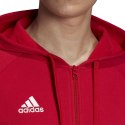 Bluza męska adidas Core 18 FZ Hoody czerwona FT8071