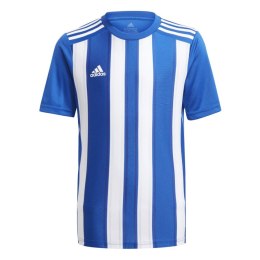 Koszulka dla dzieci adidas Striped 21 Jersey Youth biało-niebieska GH7323