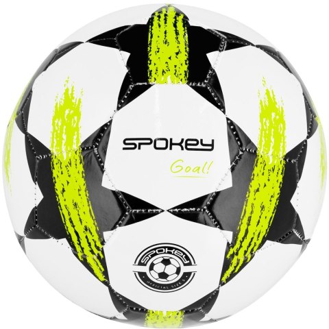 Piłka nożna Spokey Goal biało-zielona 942598