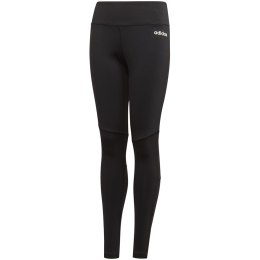 Legginsy dla dzieci adidas Youth Girls Cardio Long Tight czarne EH6133