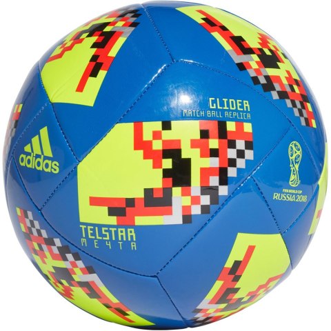 Piłka nożna adidas Telstar 18 Mechta WC KO Glider niebieska CW4687