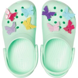 Chodaki dla dzieci Crocs Classic Butterfly Charm Clg PS zielone 206179 3TI