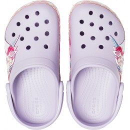 Chodaki dla dzieci Crocs FunLab Unicorn Band Cg K fioletowe 206270 530