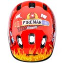 Kask rowerowy Meteor KS06 Firetracker rozm. S 48-52 cm czerwony 24837