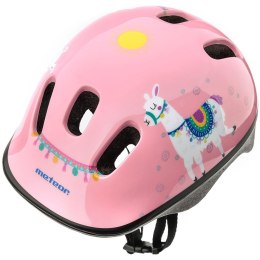 Kask rowerowy Meteor KS06 Lama rozm. XS 44-48 cm różowy 24812