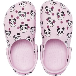 Chodaki dla dzieci Crocs Classic Panda Print Clog jasnoróżowe 206999 6GD