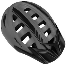 Kask rowerowy Spokey Speed 58-61 cm grafitowo-czarny 926881