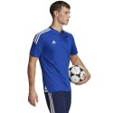 Koszulka męska adidas Condivo 22 Polo niebieska HG6307