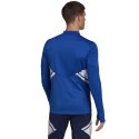 Bluza męska adidas Condivo 22 Training 1/2 zip niebiesko-biała HA6271