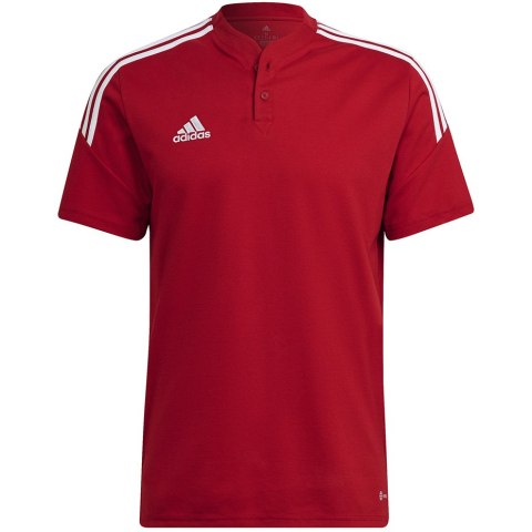 Koszulka męska adidas Condivo 22 Polo czerwona H44107